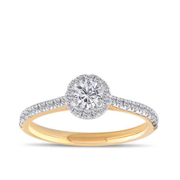 0.38 Karat Pırlanta Tektaş Yüzük