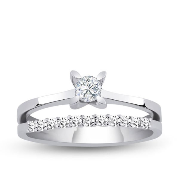 0.44 Karat Pırlanta Tektaş Yüzük