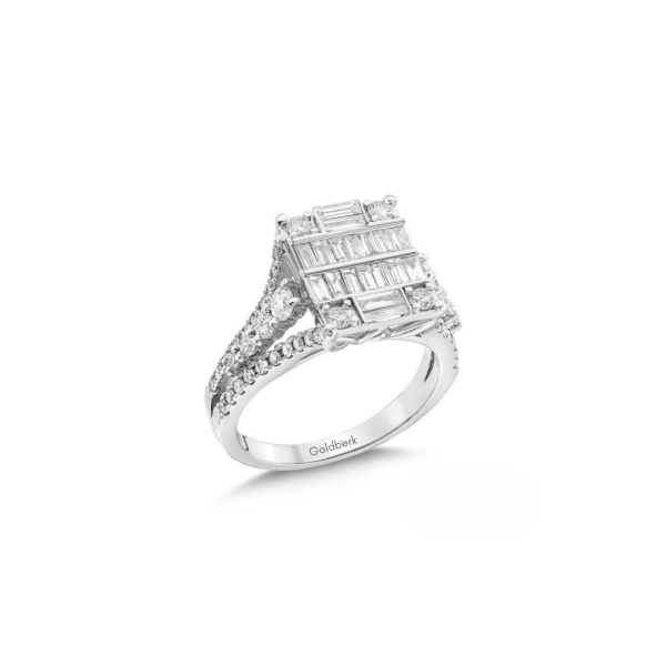 1 Karat Baget Pırlanta Yüzük