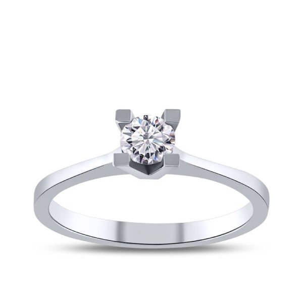 0.35 Karat Pırlanta Tektaş Yüzük