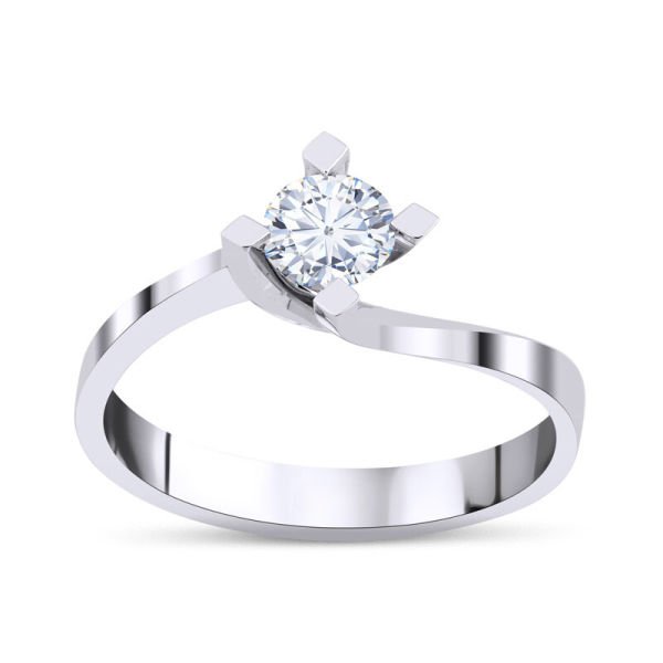 0.40 Karat Pırlanta Tektaş Yüzük