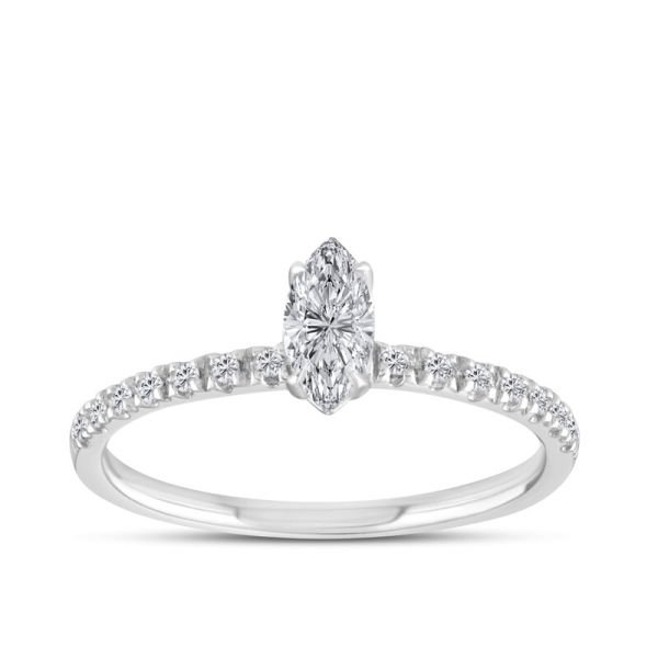 0.37 Karat Pırlanta Markiz Tektaş Yüzük