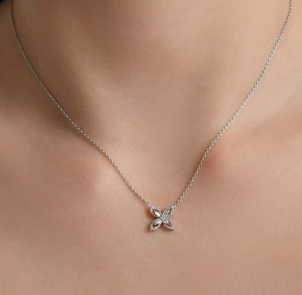0,26 Karat Pırlanta Brialliant Kolye