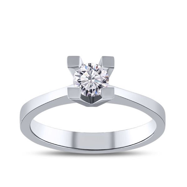 0.45 Karat Pırlanta Tektaş Yüzük