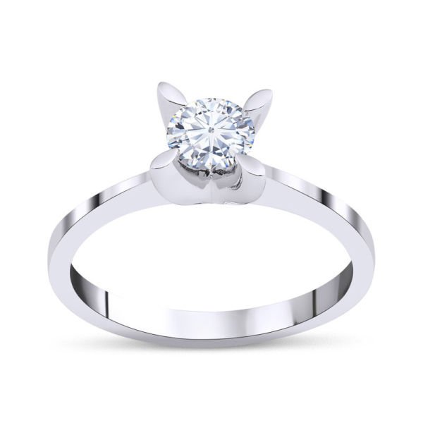 0.45 Karat Pırlanta Tektaş Yüzük