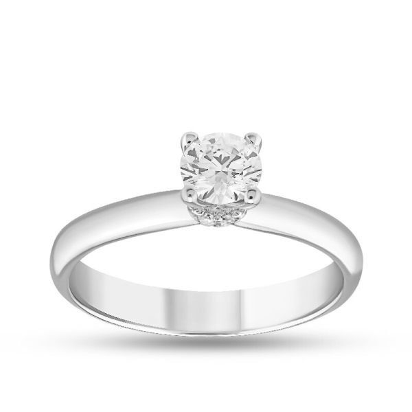 0.55 Karat Pırlanta Tektaş Yüzük