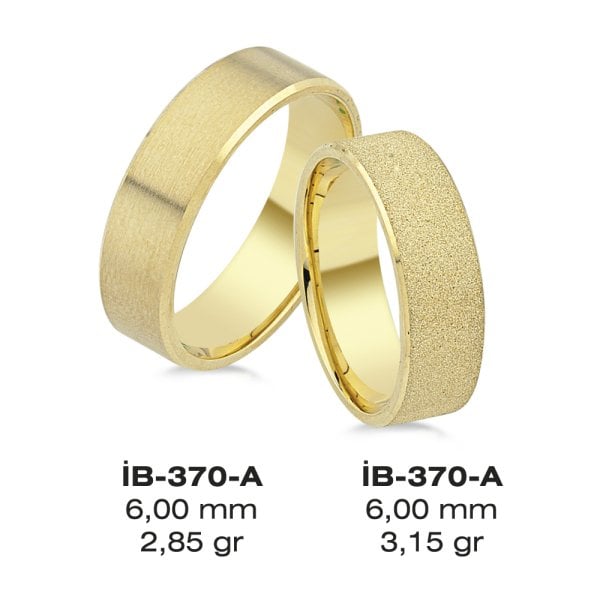 Tasarım Altın Alyans ( 6mm )