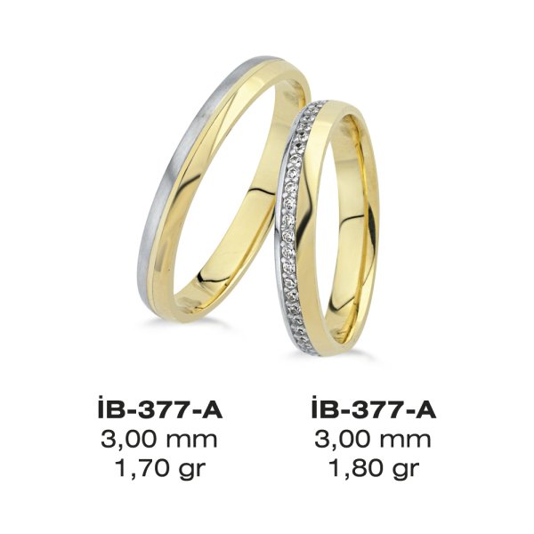 Tasarım Altın Alyans ( 3mm )