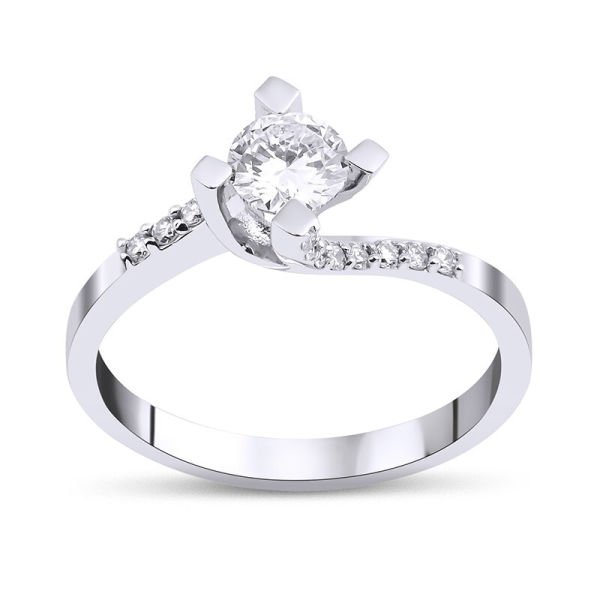 0.65 Karat Pırlanta Tektaş Yüzük