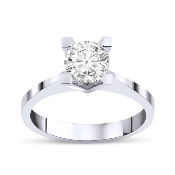 0.90 Karat Pırlanta Tektaş Yüzük