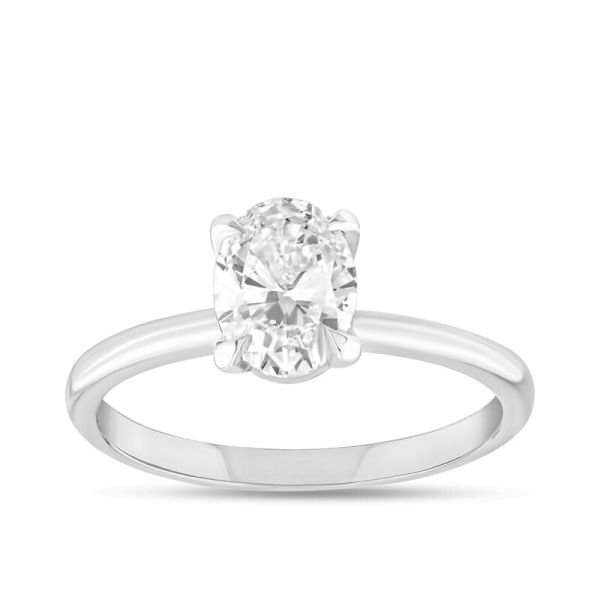 1.05 Karat Pırlanta Oval Tektaş Yüzük