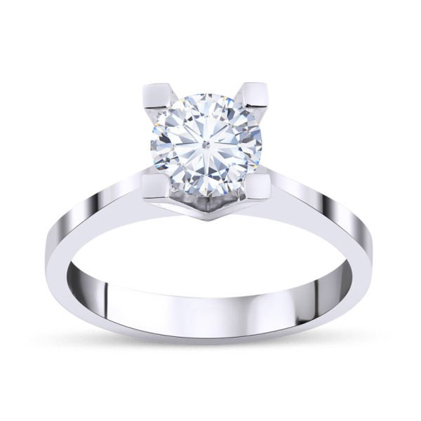 1.00 Karat Pırlanta Tektaş Yüzük