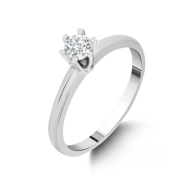 0.30 Karat Pırlanta Tektaş Yüzük