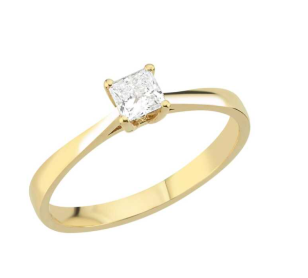 0.30 Karat Pırlanta Tektaş Yüzük