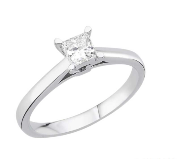 0.50 Karat Pırlanta Tektaş Yüzük