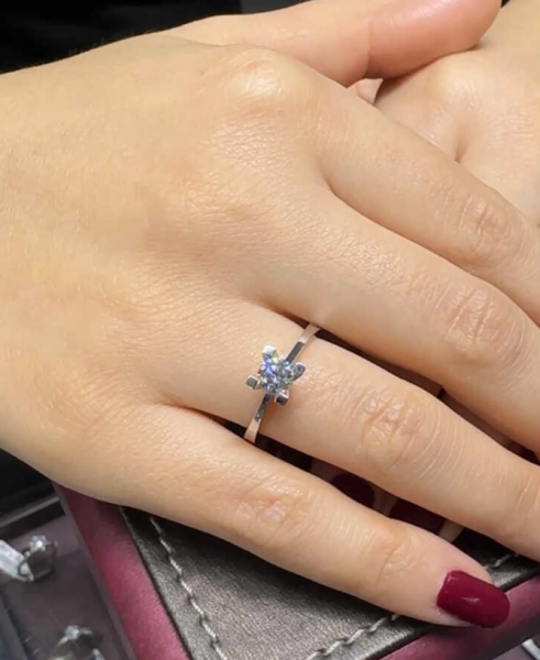 0.50 Karat Pırlanta Tektaş Yüzük