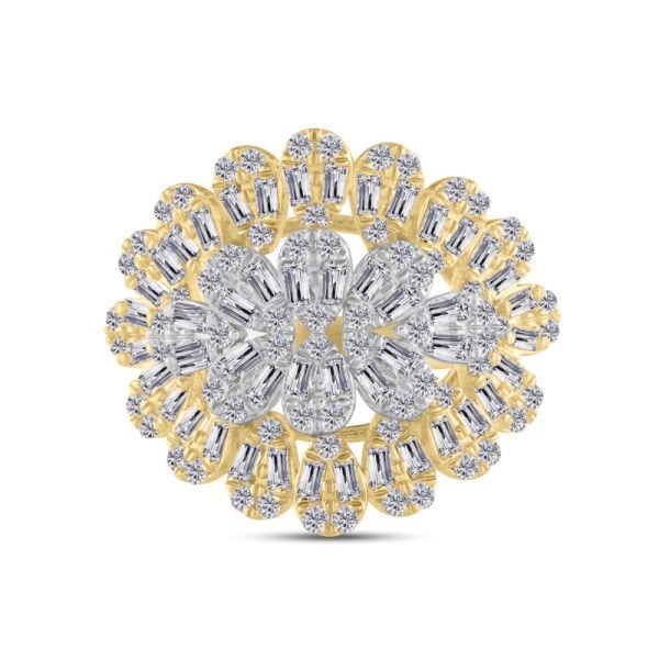 0.70 Karat Pırlanta Baget Yüzük